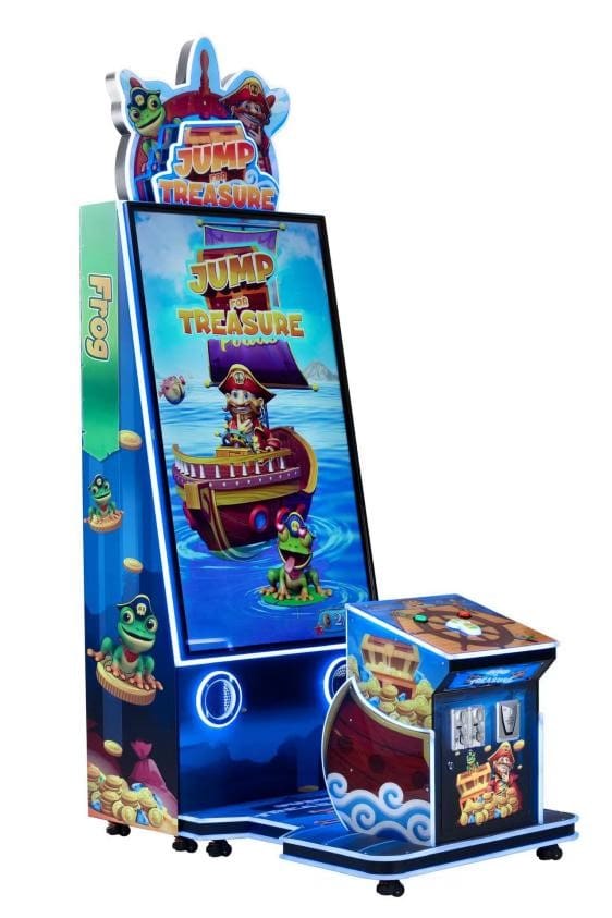 A game of pirate treasure in the arcade.