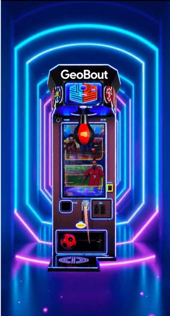 GeoBout Neon Illustration